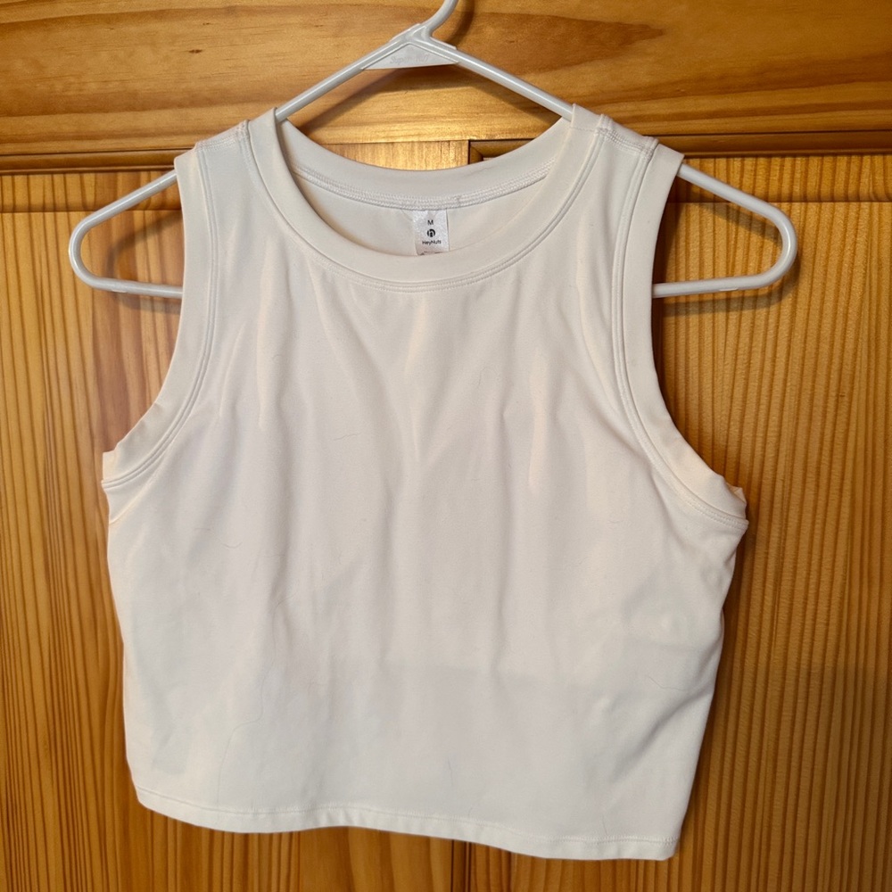 Elegant White Sleeveless Tank Top